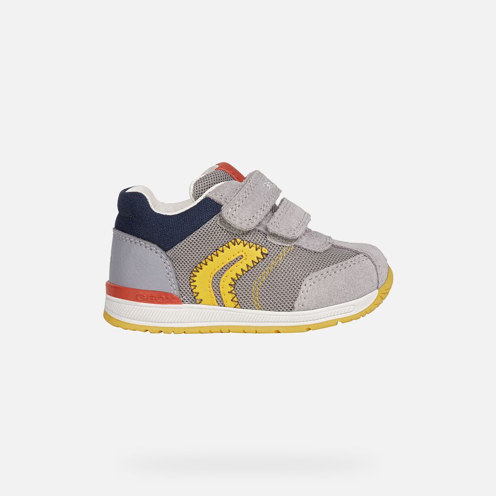 Geox Sneakers Grey Rishon Boy - Geox Baby Shoes - BPWJLN906